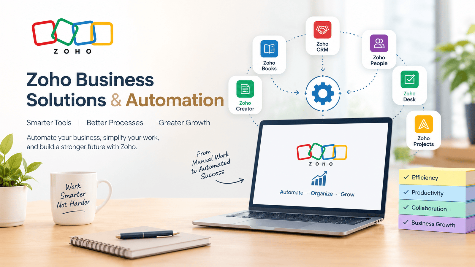 Zoho business solutions and automation